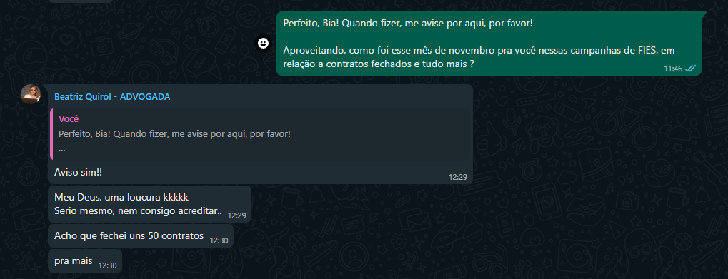 Resultado cliente NSO