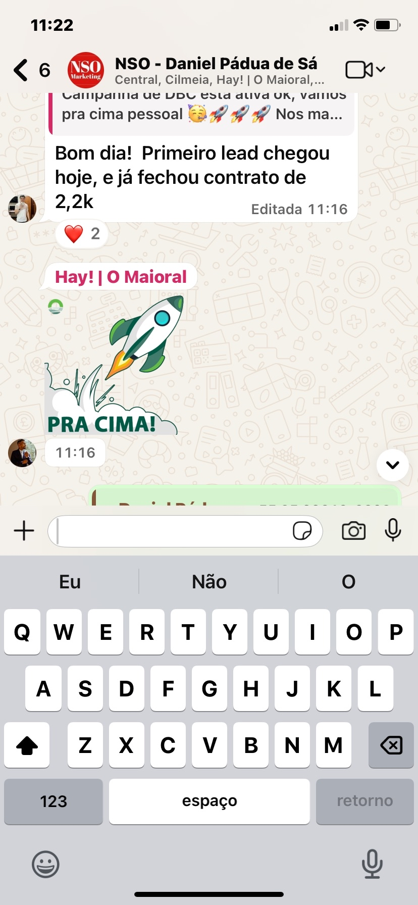 Resultado cliente NSO